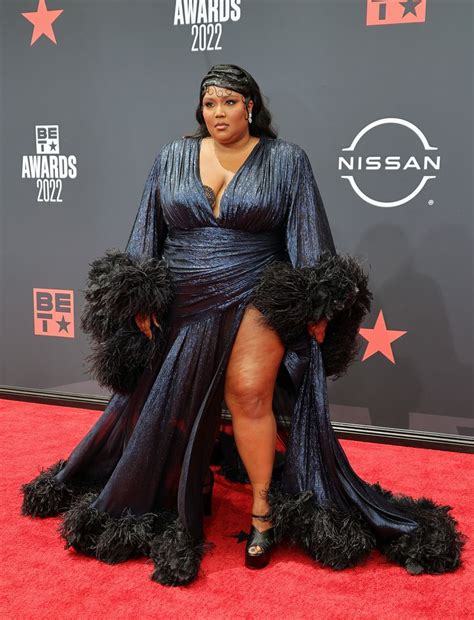 gucci dress lizzo|Lizzo Is Queen of the Red Carpet in a Flamboyant Feathered Gown.